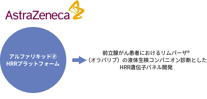 Case 2 – Overseas Client A, AlphaLiquid® HRR platform = Development of HRR gene panel as a liquid biopsy companion diagnostic for LYNPARZA (Olaparib) in prostate cancer patients